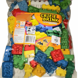 Blocos De Montar 112 Peças Brinquedo Educativo